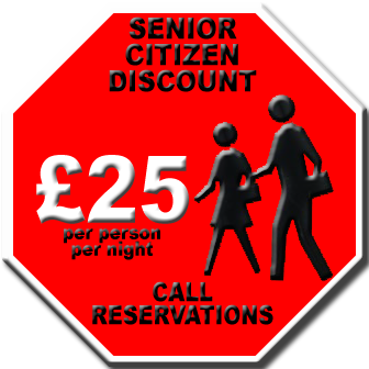 Grand Parents over 60 years of age receive an extra discount